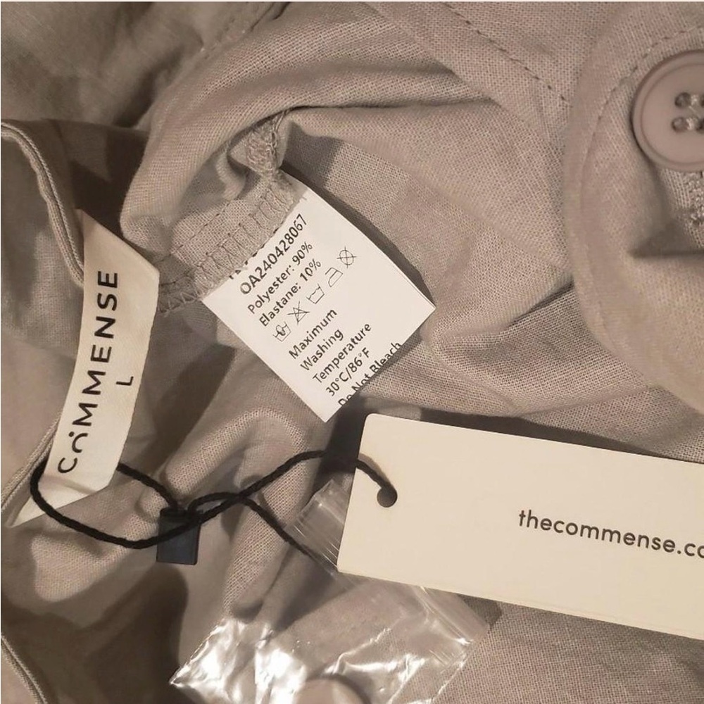 Commense drawstring split casual short set NWT - image 4